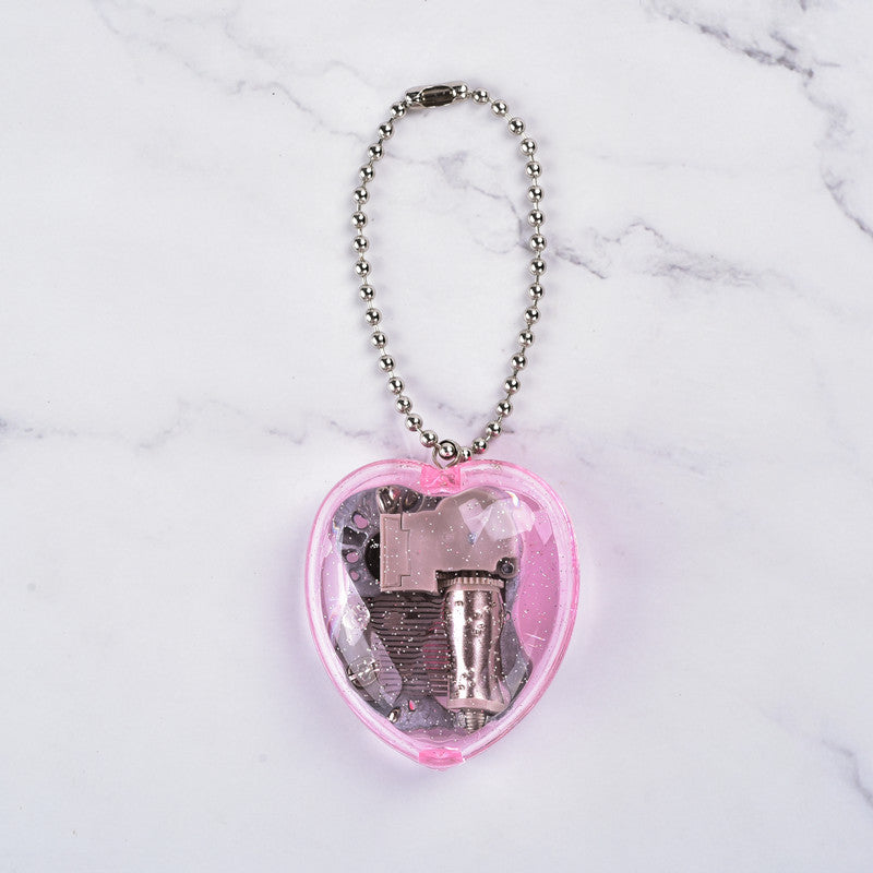 Korean Version Creative Gift Heart Pendant Music Box - Mini Acrylic Keychain