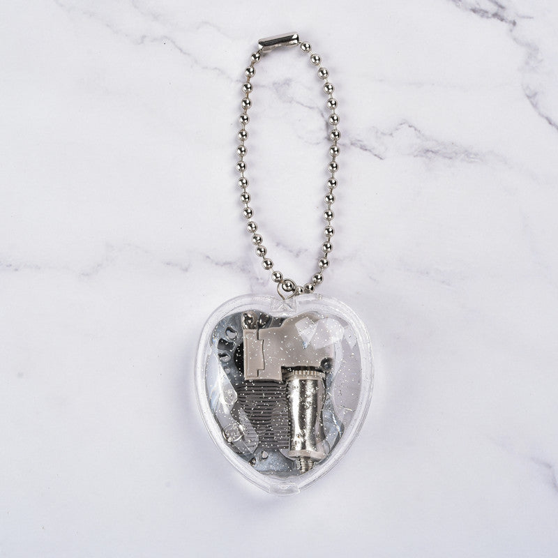 Korean Version Creative Gift Heart Pendant Music Box - Mini Acrylic Keychain