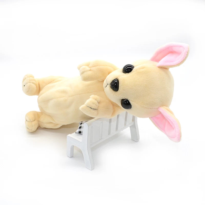 Kawaii Plush Dog Puppy Pencil Box - School Office Supplies Pencil Bags For Kids Stationery