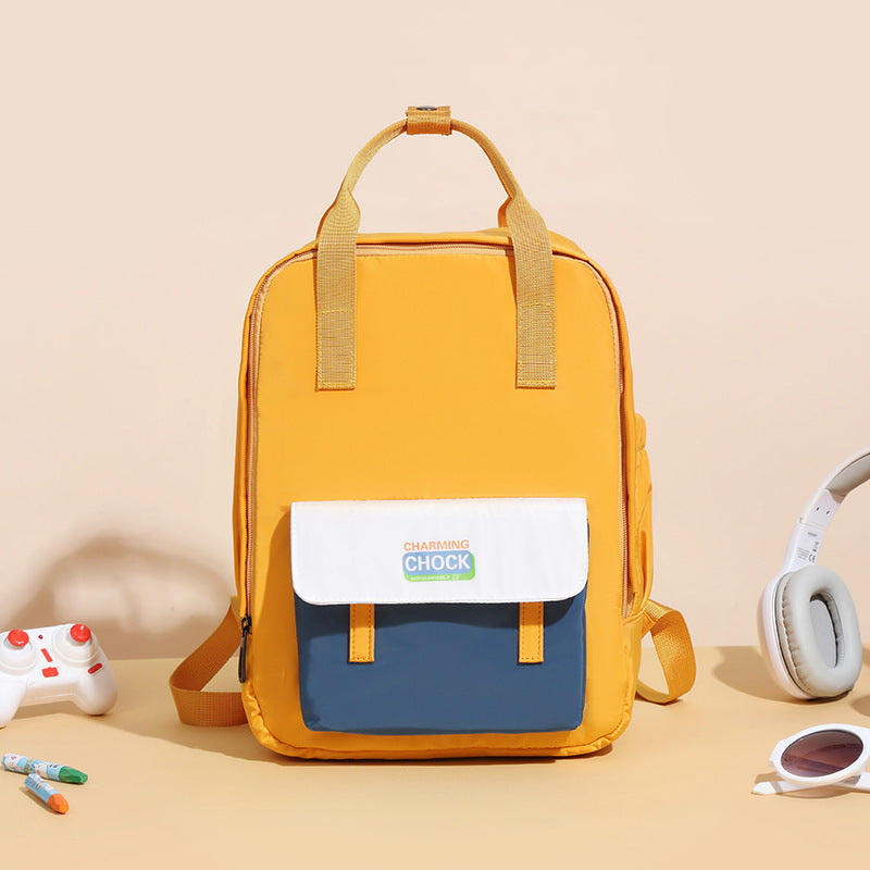 2022 New Simple Backpack - Fashion Korean Version Casual Backpacks for Primary and Middle School Students