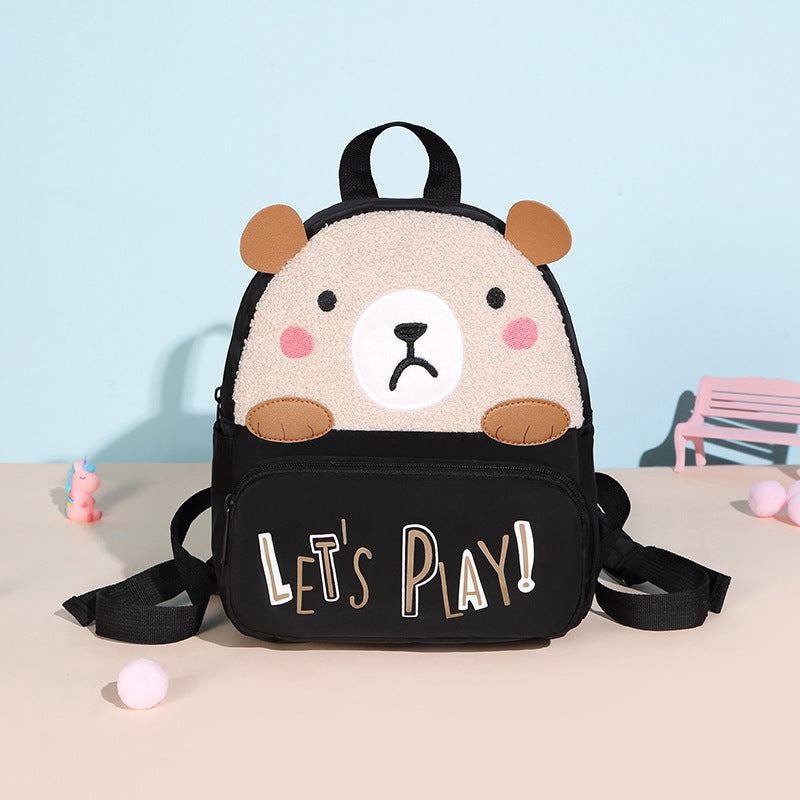 Cartoon Kids Backpack - Travel Leisure Fashion Baby Backpack - Cute Plush Doll Kindergarten School Bag