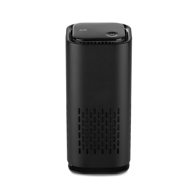 Air Purifier - Negative Lon Odor Removal - Mini Home and Car - USB Portable Desktop Air Purifier - Black