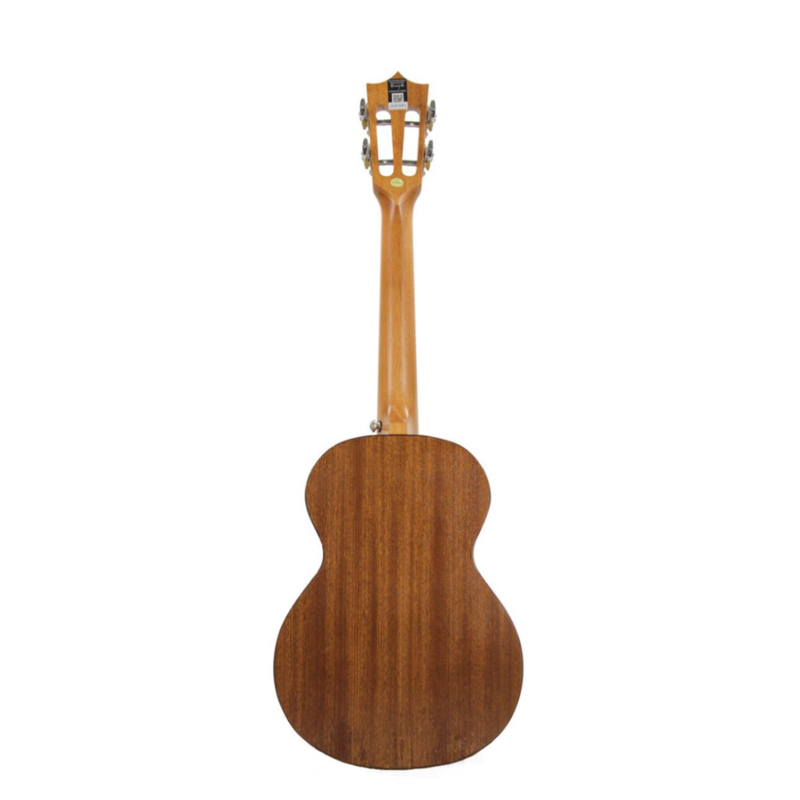 Kaka Solid Top Concert 23" Ukulele – Spruce Inlay Ukulele  - With Beginner Kit includes Cover, Picks (5 pcs), Tuner, Strap