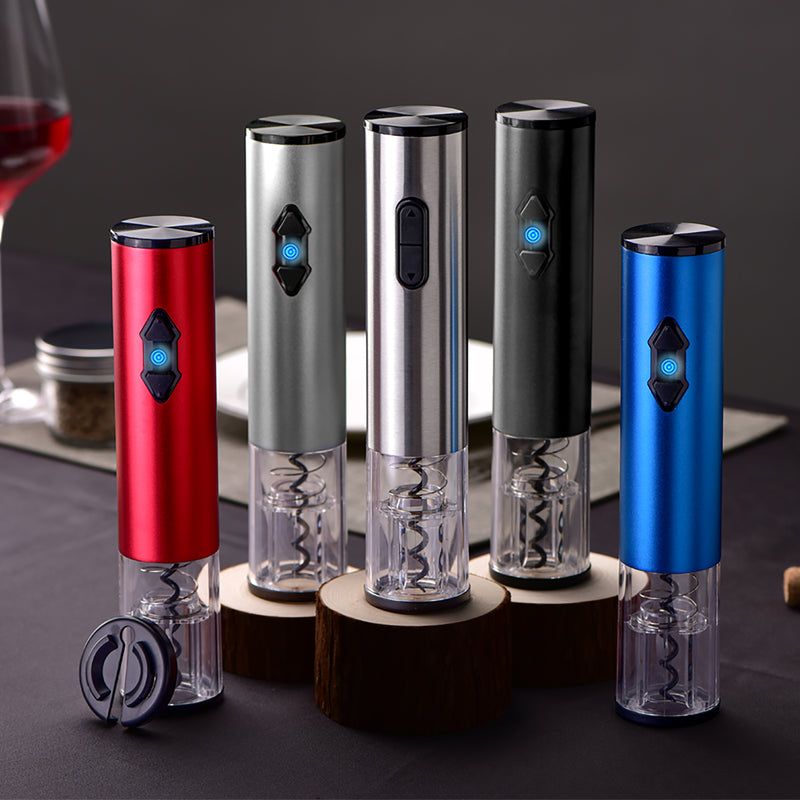 Electric Wine - Include Electric Wine Opener - Foil Cutter - Electric Wine Opener is Stainless Steel