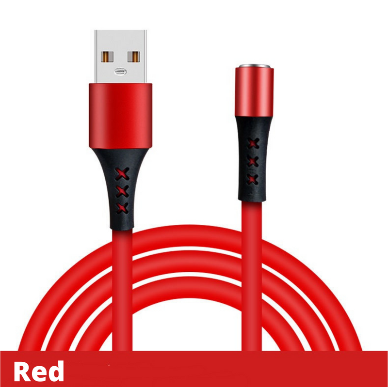 3 in 1 Magnetic Charging USB Data Cable - Single HeadFast Charging Cable - Strong Magnetic Blind Suction Charging  1 Meter