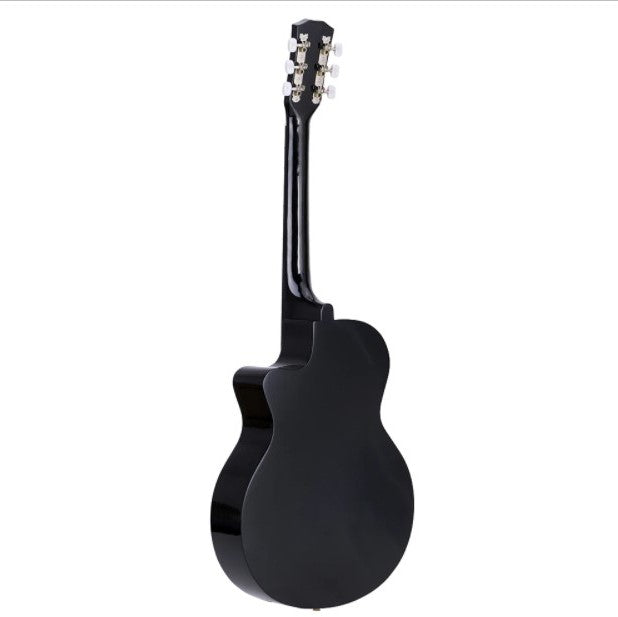 Cowboy Acoustic 38" Guitar - Black – Basswood