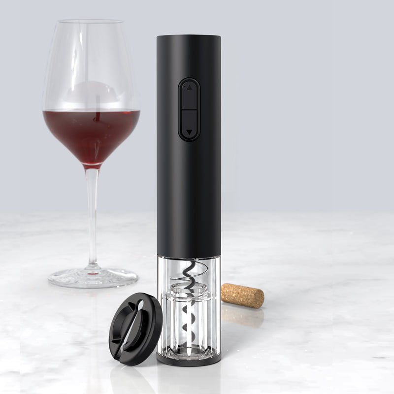 Electric Wine Opener - Battery-Operated Corkscrew - Foil Cutter