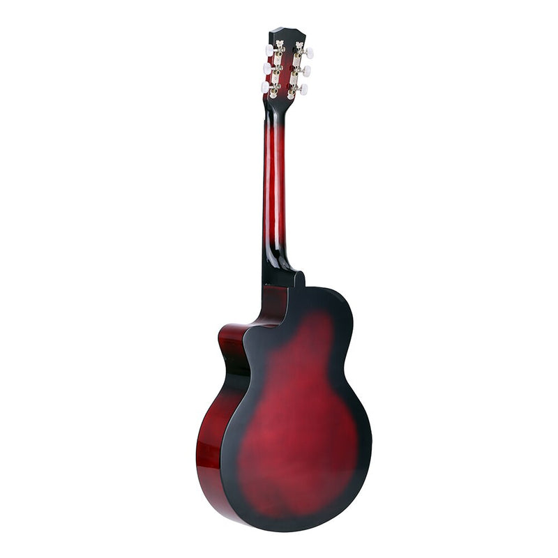 Cowboy Acoustic 38" Guitar - Sunset Red – Basswood