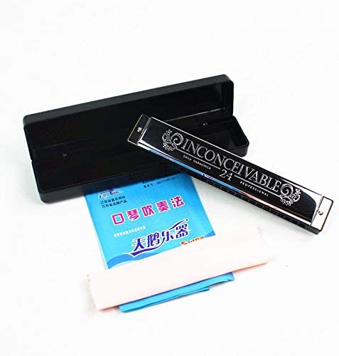 Harmonica - Swan 24 Holes Key of C - Black