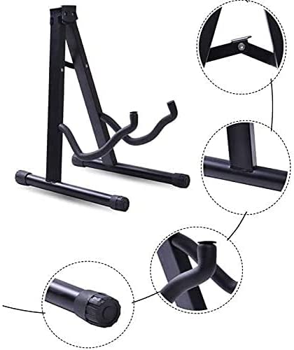 Guitar Stand - Steel A-Frame for Acoustic & Classical & Electric Guitar & Electric Bass