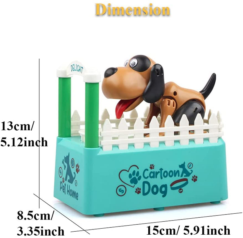 Puppy Money Bank Toy - Funny Coin-Eating Dog Piggy Bank Electric Money-Eating Dog Coin Bank - Creative Doggy Saving Box for Kids