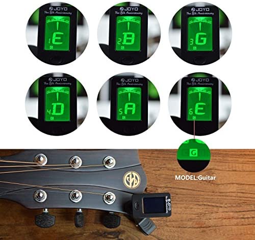 Tuner JOYO - For Guitar & Ukulele & Violin & Bass & Chromatic Tuning Modes