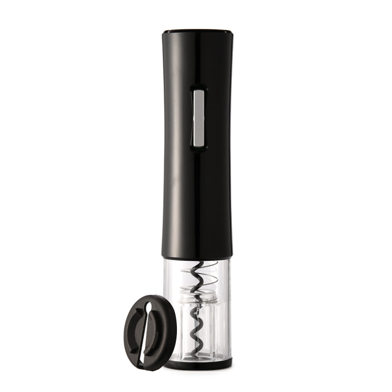 Electric Automatic Cordless One Touch Wine Opener - Battery-Operated Corkscrew - Foil Cutter