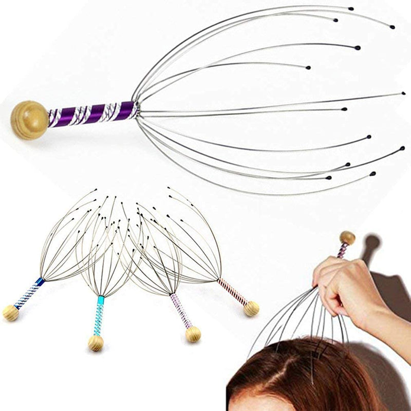 Scalp Massagers - Handheld Head Massage Tingler - Scratcher for Deep Relaxation - Hair Stimulation and Stress Relief