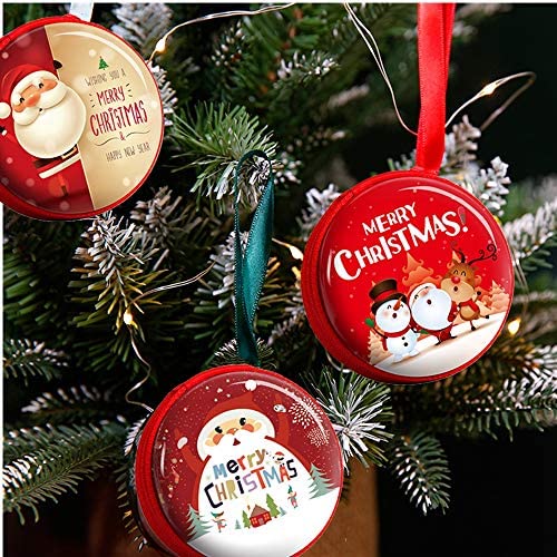 Christmas Gifts - Christmas Coin Purse & Headphone Housing & Mini Zippered Candy Box & Christmas Tree Decoration