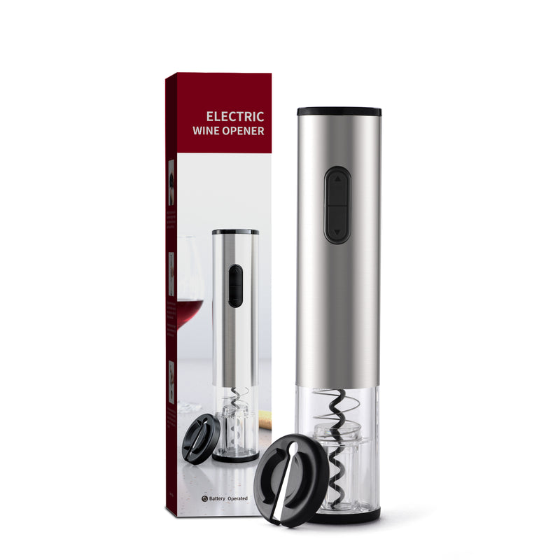 Electric Wine - Include Electric Wine Opener - Foil Cutter - Electric Wine Opener is Stainless Steel