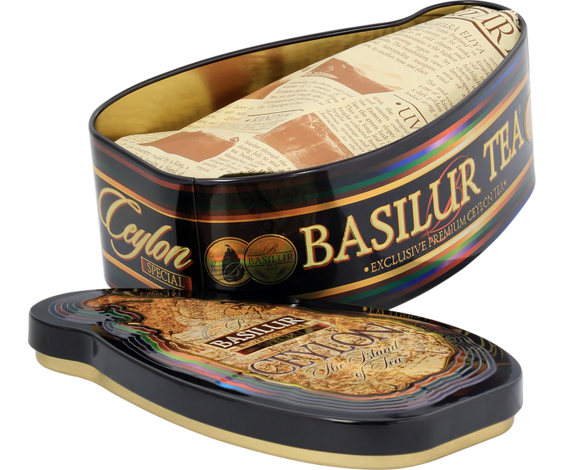 BASILUR TEA - Island of Tea - Special - Whole Leaf Black Tea - 100g Metal Tin