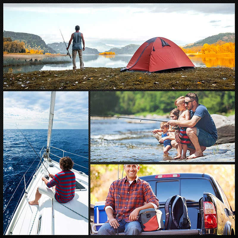Premium Compact Travel Fishing Combination - Fits Airline Cabin Baggage - An Essential to Any Tackle Collection - A Compact Travel Fishing Combination -  Ideal On Vacation.