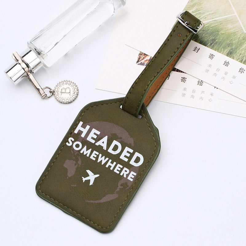 Luggage Tags Assorted Travel Suitcase Labels Business ID Card Holder