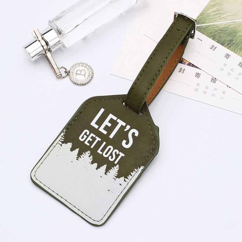Luggage Tags Assorted Travel Suitcase Labels Business ID Card Holder