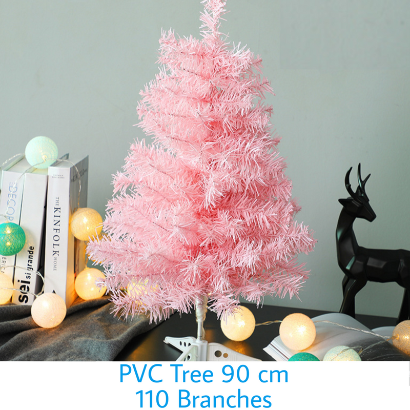 Christmas Tree - PVC Tree - Pink - 60 cm / 90 cm / 150 cm