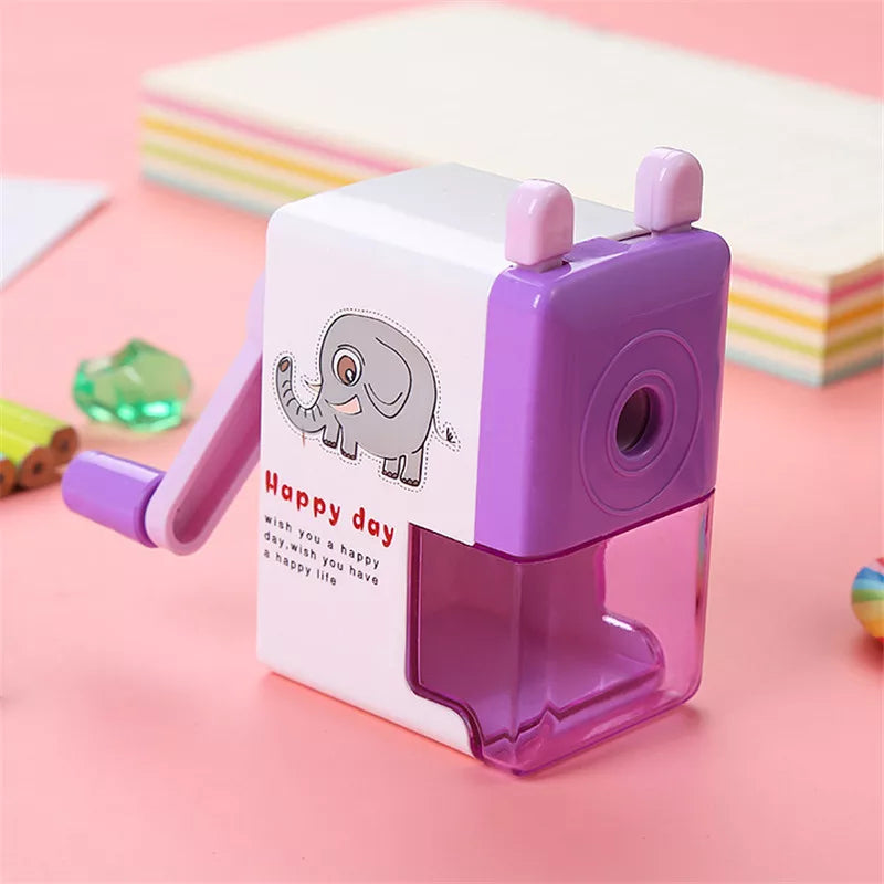 1 PC Cute Cartoon Animal Mechanical Pencil Sharpener - Creative Stationery School Office Supplies