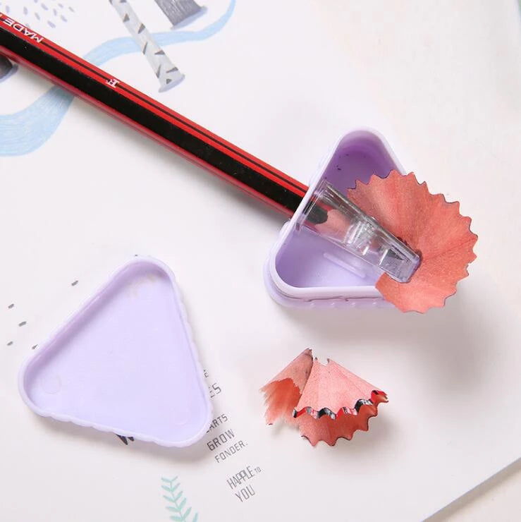 1 PC Creative Biscuit Shape Pencil Sharpener - Creative Stationery Pencil Sharpener School Office Supplies