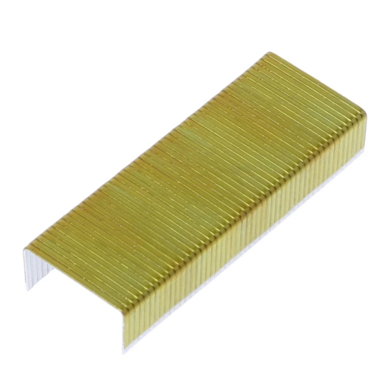 800 Pcs/Box 12mm Creative Colorful Metal Staples - No.12 24/6 Binding Stapler - Office Binding Supplies School Stationary