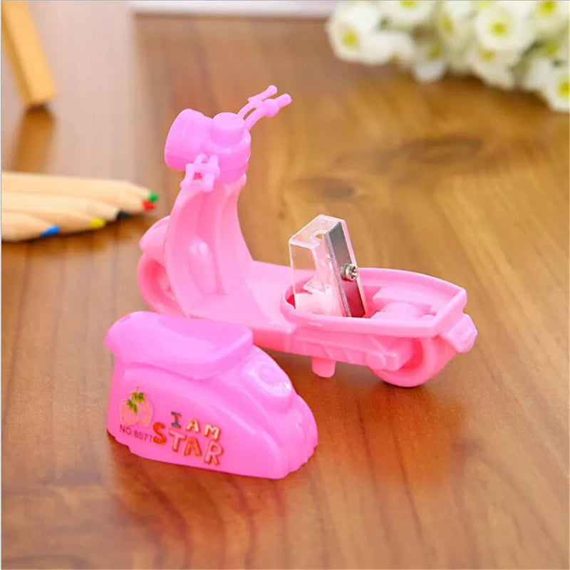 Creative Unique Exquisite Design Motorcycle Pencil Sharpener - Student Supplies Small Gift Prizes