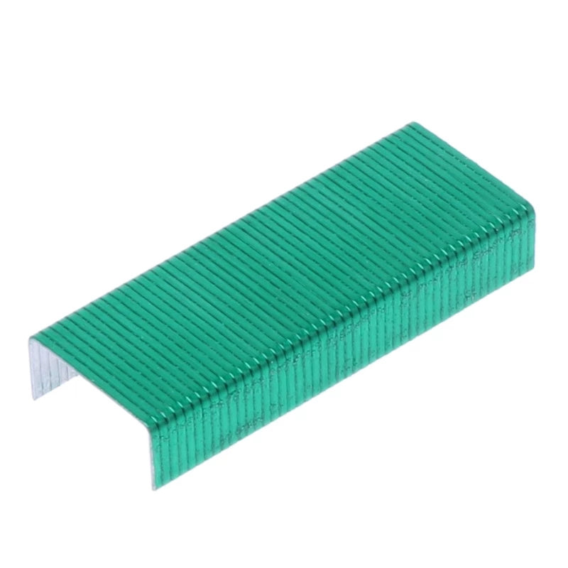 800 Pcs/Box 12mm Creative Colorful Metal Staples - No.12 24/6 Binding Stapler - Office Binding Supplies School Stationary