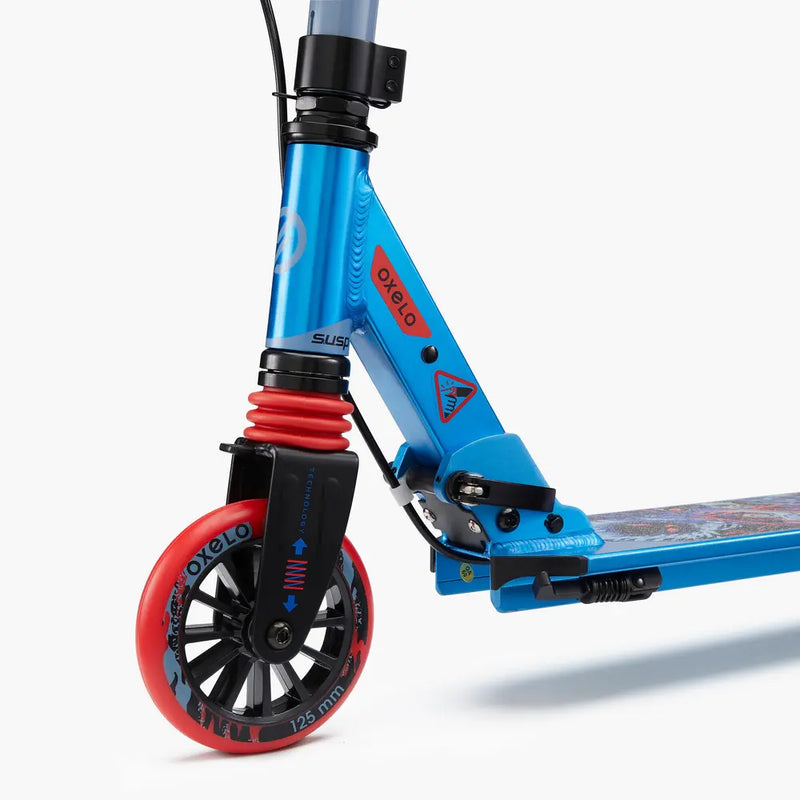 Scooter - 6-9 Years Old Suspension Brake - Lightweight and Sturdy Seat Belt Handbrake - Children&