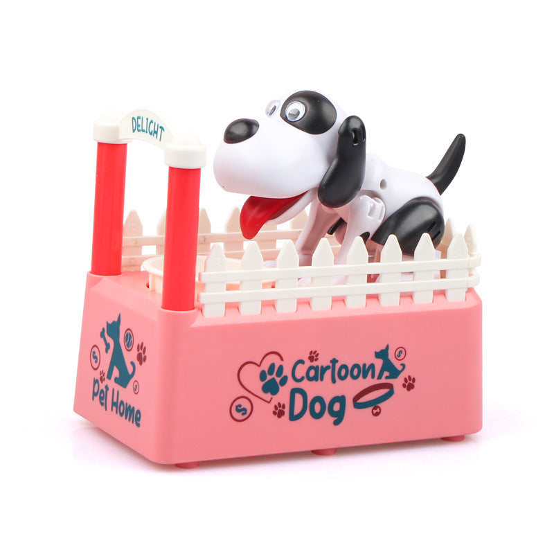 Puppy Money Bank Toy - Funny Coin-Eating Dog Piggy Bank Electric Money-Eating Dog Coin Bank - Creative Doggy Saving Box for Kids