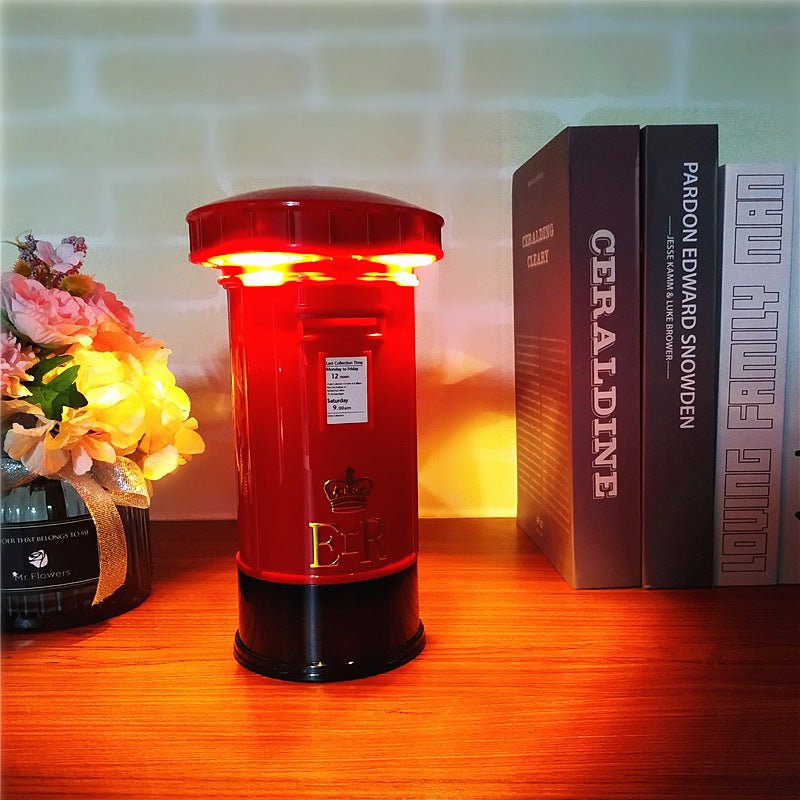 UK Post Desk Lamp Piggy Bank - USB Charging Touch - LED Eye Protection Night Light