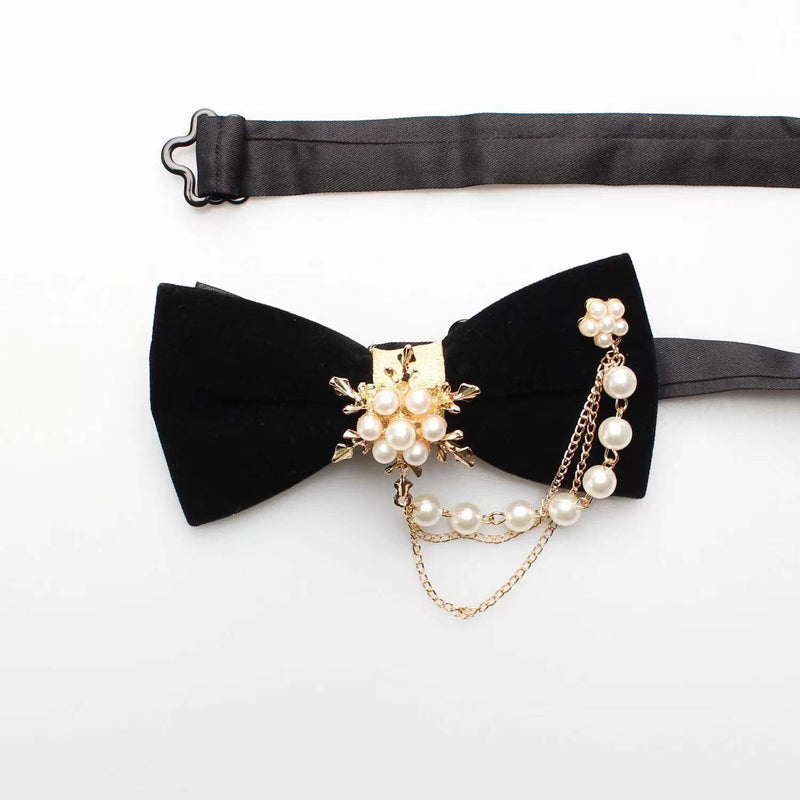 Bow Tie with Gift Box - Wedding Decoration Formal Dress - Black