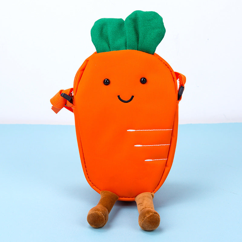 2022 New Korean Fashion Mini Bag - Cartoon Cute Carrot Children&