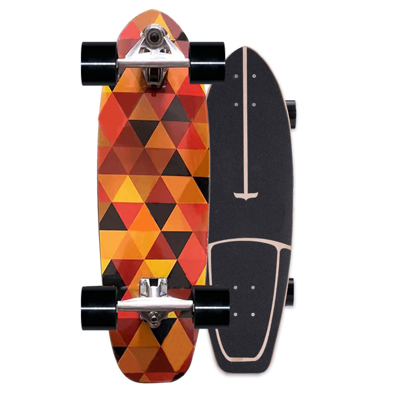 Complete Longboard Skateboard - Fluid Corners and Carving - The Feel of Surfing on Asphalt