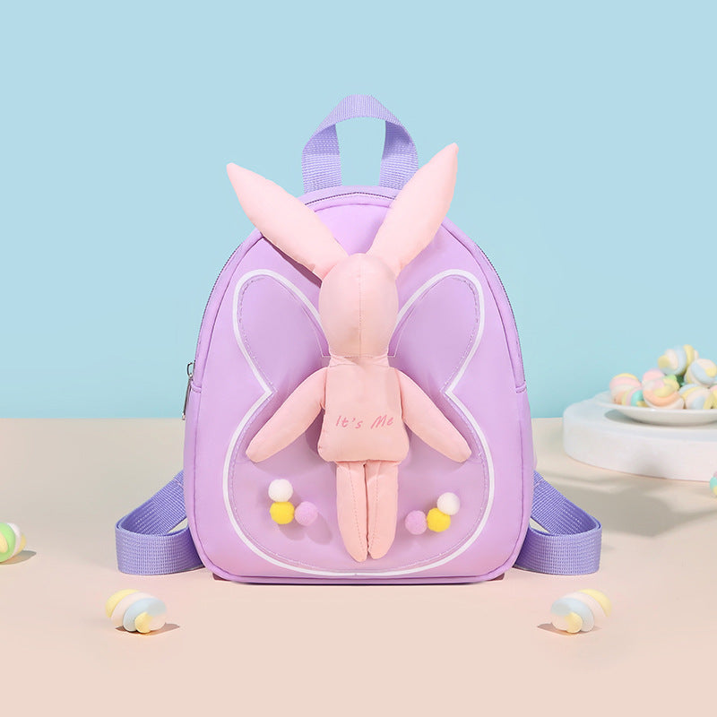 2022 New Nylon Kindergarten Cartoon Backpack - Cute Bunny Backpack