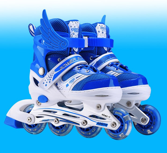 Skates Adjustable Inline Skates - for Kids and Youth - with Full Light Up Wheels Outdoor Roller Blades Skates - for Girls and Boys Beginner