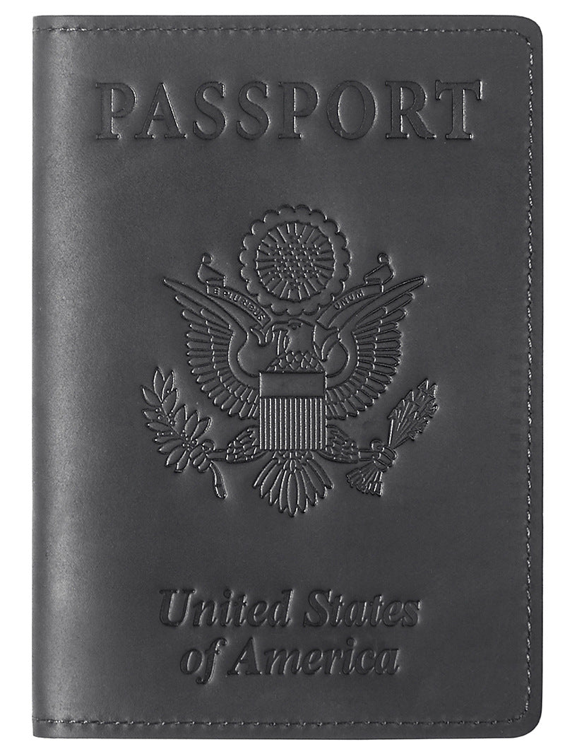 American Passport Cover - Cowhide