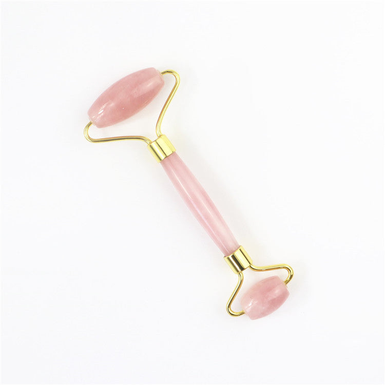 Pink Quartz Roller - Facial Massage Tool