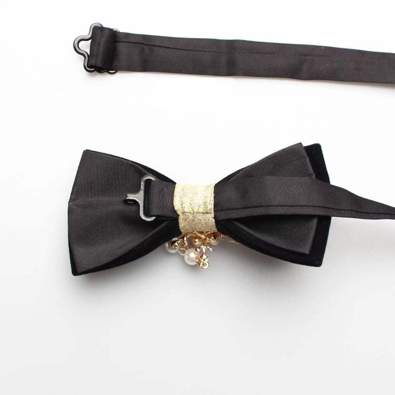 Bow Tie with Gift Box - Wedding Decoration Formal Dress - Black