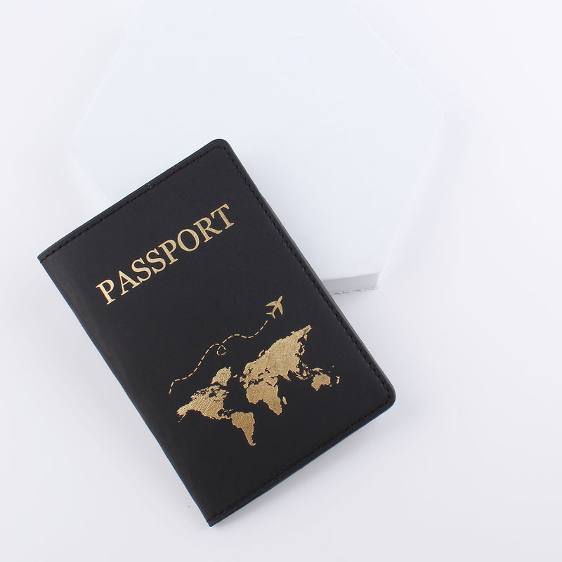 Map Pattern Passport Cover