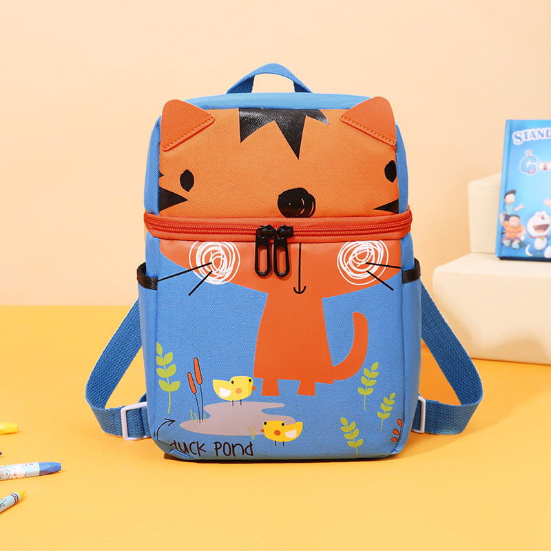 2022 New Cute Animals Boys and Girls Backpack - Kindergarten School Bag - Cartoon Children&