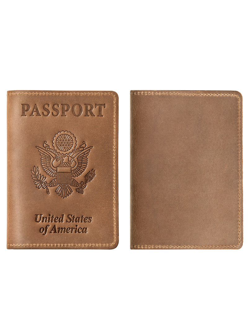 American Passport Cover - Cowhide