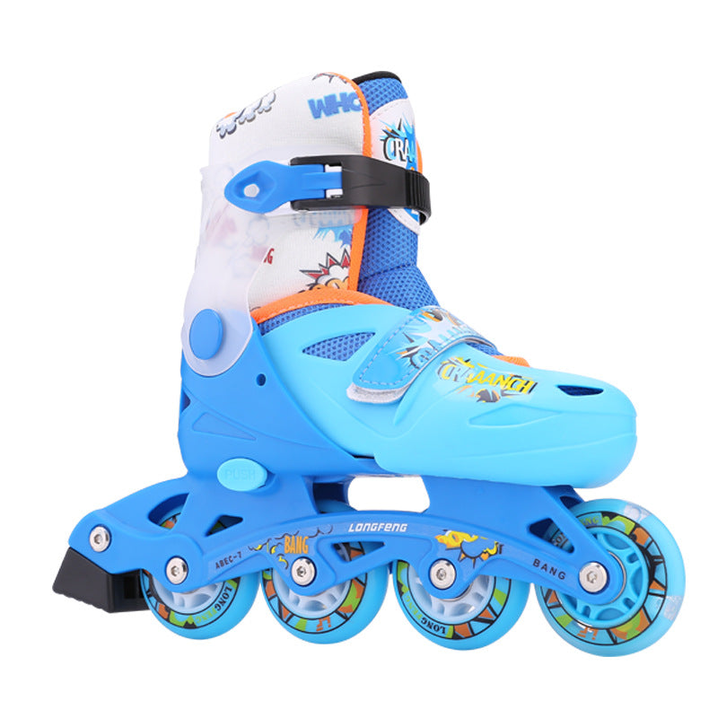 Inline Skates for Kids with Full Light Up Wheels - Outdoor Roller Skates for Girls and Boys