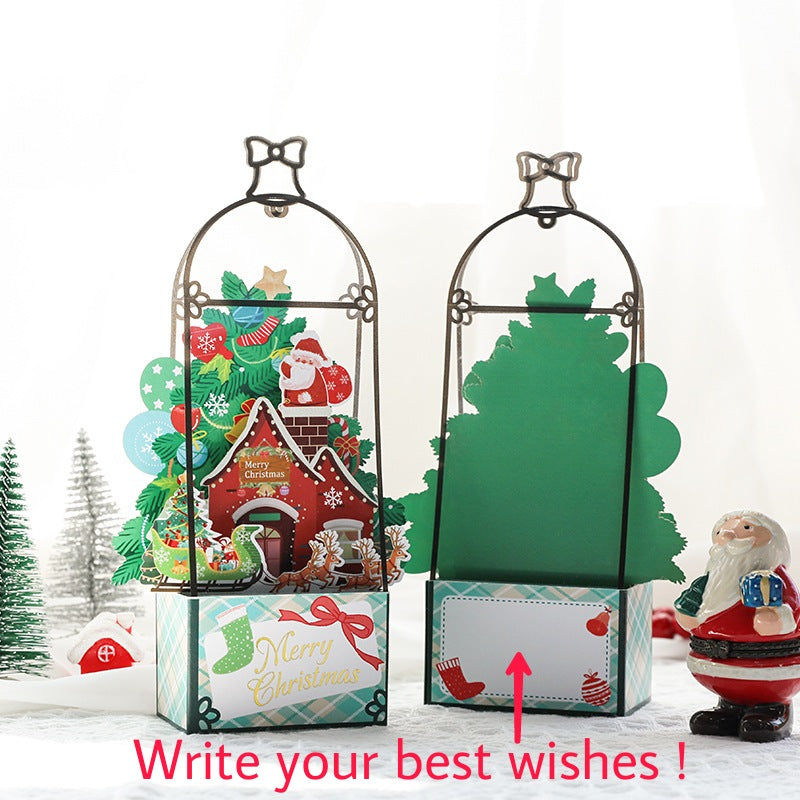 Christmas 3D Pop Up Card - Chrismas Tridimensional Display