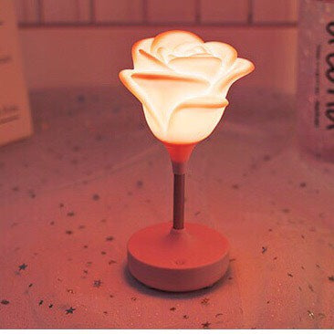 Rose Night Lights - Touch Control Lamp Led Night Light - Bedroom Lights Table Lamp Bedside Heart-Shaped Night Light Gift - for Valentine&