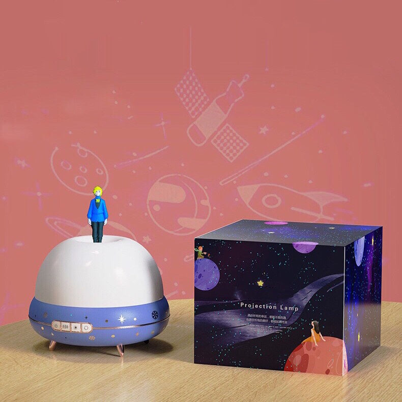 Star Night Light - Musical 360 Rotating Universe Sky Projector Lamp -  for Kids Bedroom Home Decor - 6 Pattern