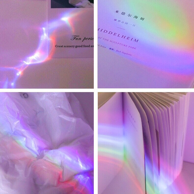 Rainbow Night Light Project - Rechargeable Shell Shaped Projector - Perfect Present Gift