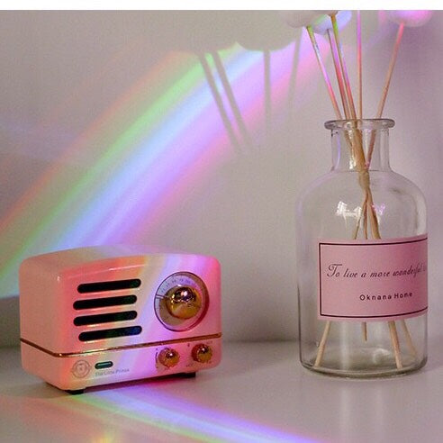 Rainbow Night Light Project - Rechargeable Shell Shaped Projector - Perfect Present Gift